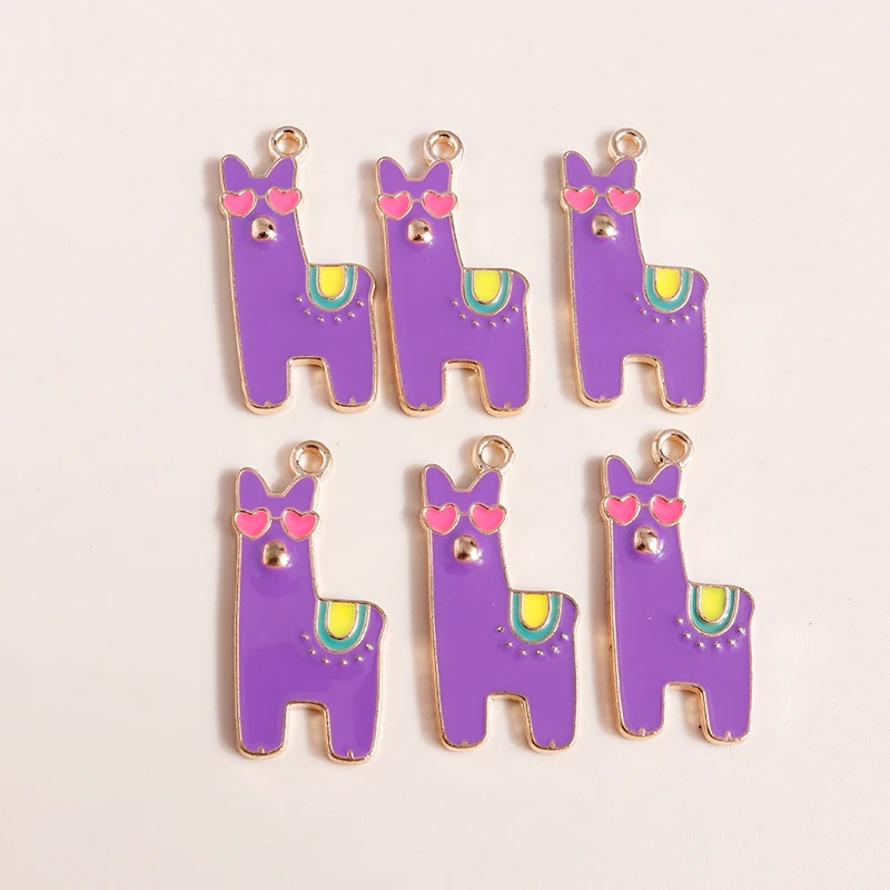 Смешанные стили эмалированные Подвески в виде пустыни зеленого растения кактуса