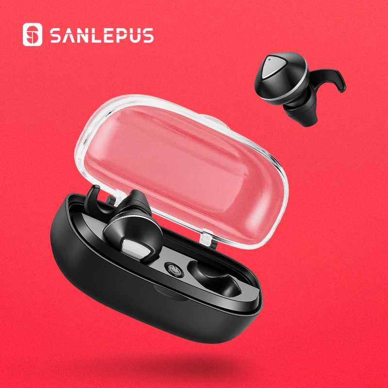 SANLEPUS Bluetooth наушники беспроводные наушники двойные мини наушники TWS 5,0 гарнитура с микрофоном для телефонов xiaomi samsung