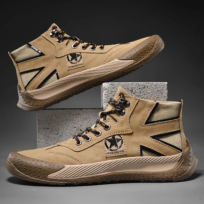 

Spring 2021 new casual shoes men's board shoes trend breathable small white shoes men's sneakers low-help leather shoes