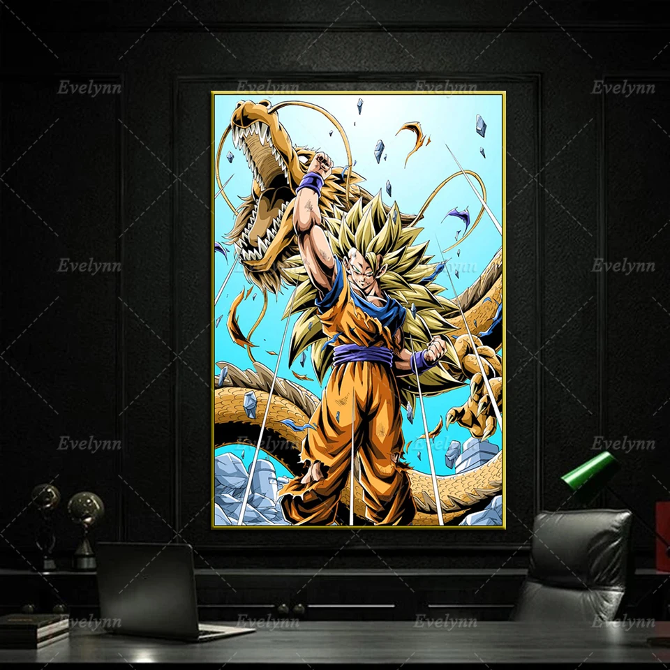 

Dragon Ball super Anime Canvas Posters And Prints Wall Art Picture Nordic Home Bedroom Decor Painting Modern Living Room Cuadros