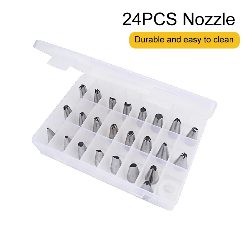 

38/25 Pcs Cream Baking Pastry Tool Pastry Tools Bakeware Confectionery Bags Nozzles Confectionery Cake Shop Home Kitchen Dining