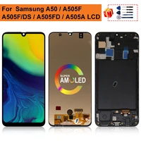 6 4 amoled for samsung galaxy a50 lcd display a505fds a505f a505fd a505g sm a505f lcd touch screen digitizer replacement part