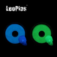 leoplas 1kg 1 75mm flexible soft glow in dark tpu filament for 3d printer consumables printing supplies rubber material