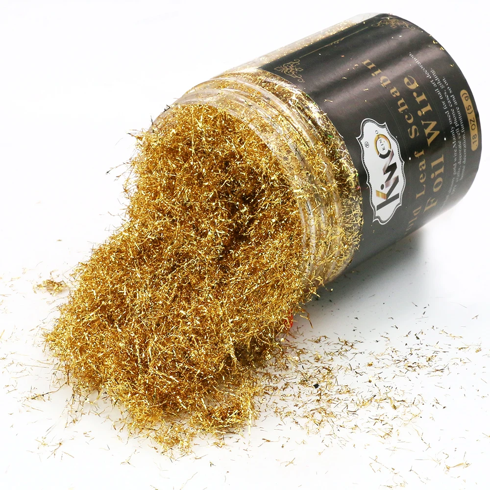 5g Золотые листы хлопья Золотая фольга бумажные фрагменты для