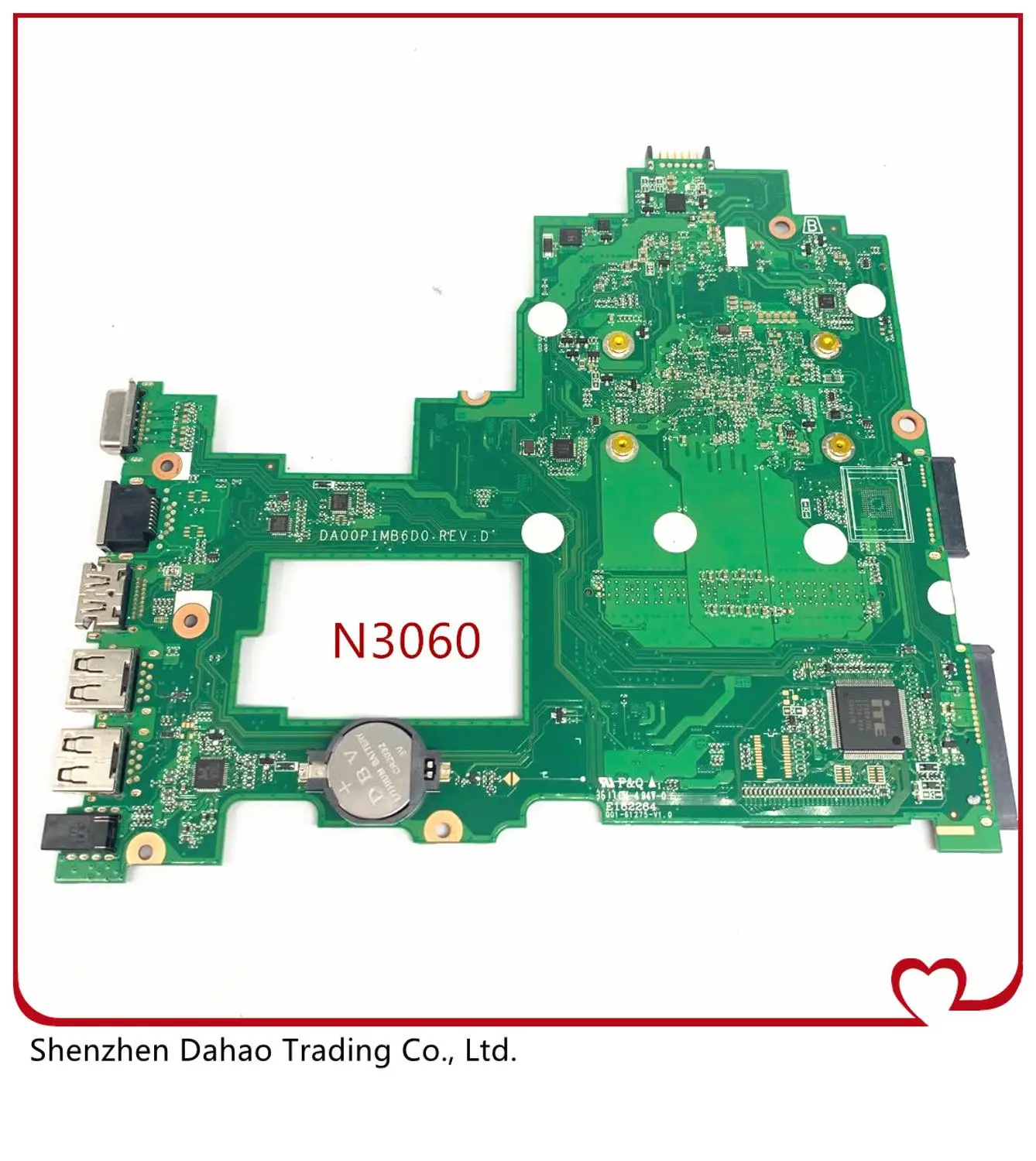 

DA00P1MB6D0 Main board For HP 14-BS series 14-BS043N Laptop motherboard with SR2KN DDR3L full tested