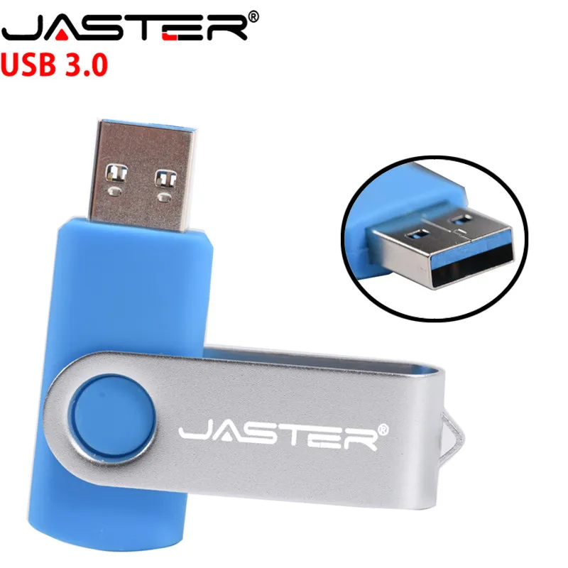 JASTER USB3.0 поворотный USB флеш накопитель 256 ГБ 128 Гб 64 32 16 8 4 Флешка высокого качества
