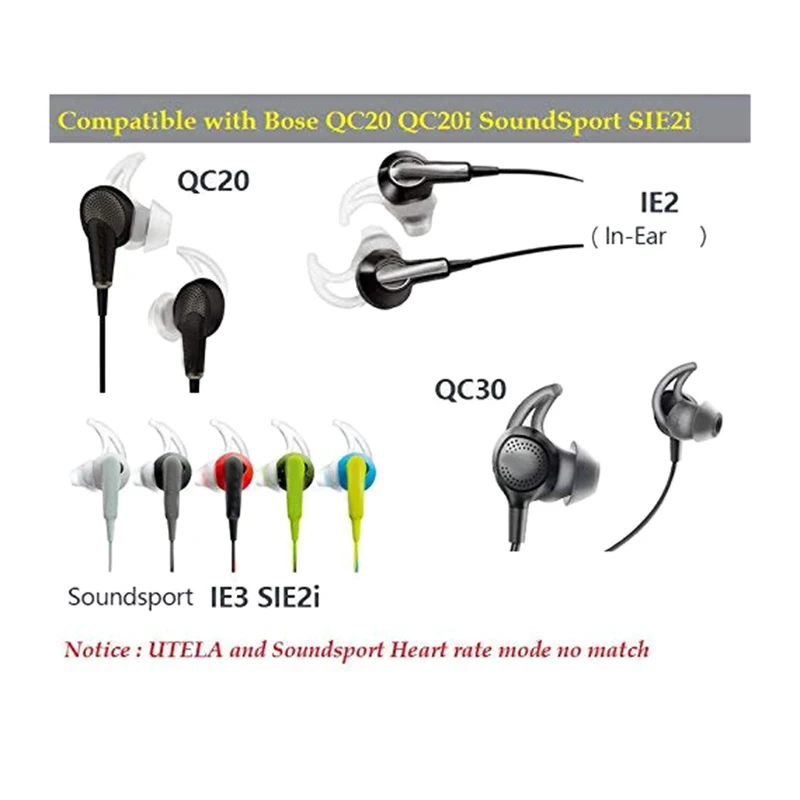 Сменные шумоизоляционные уши с экстрактным слоем комфортные для Bose Qc20 Qc20I QC30