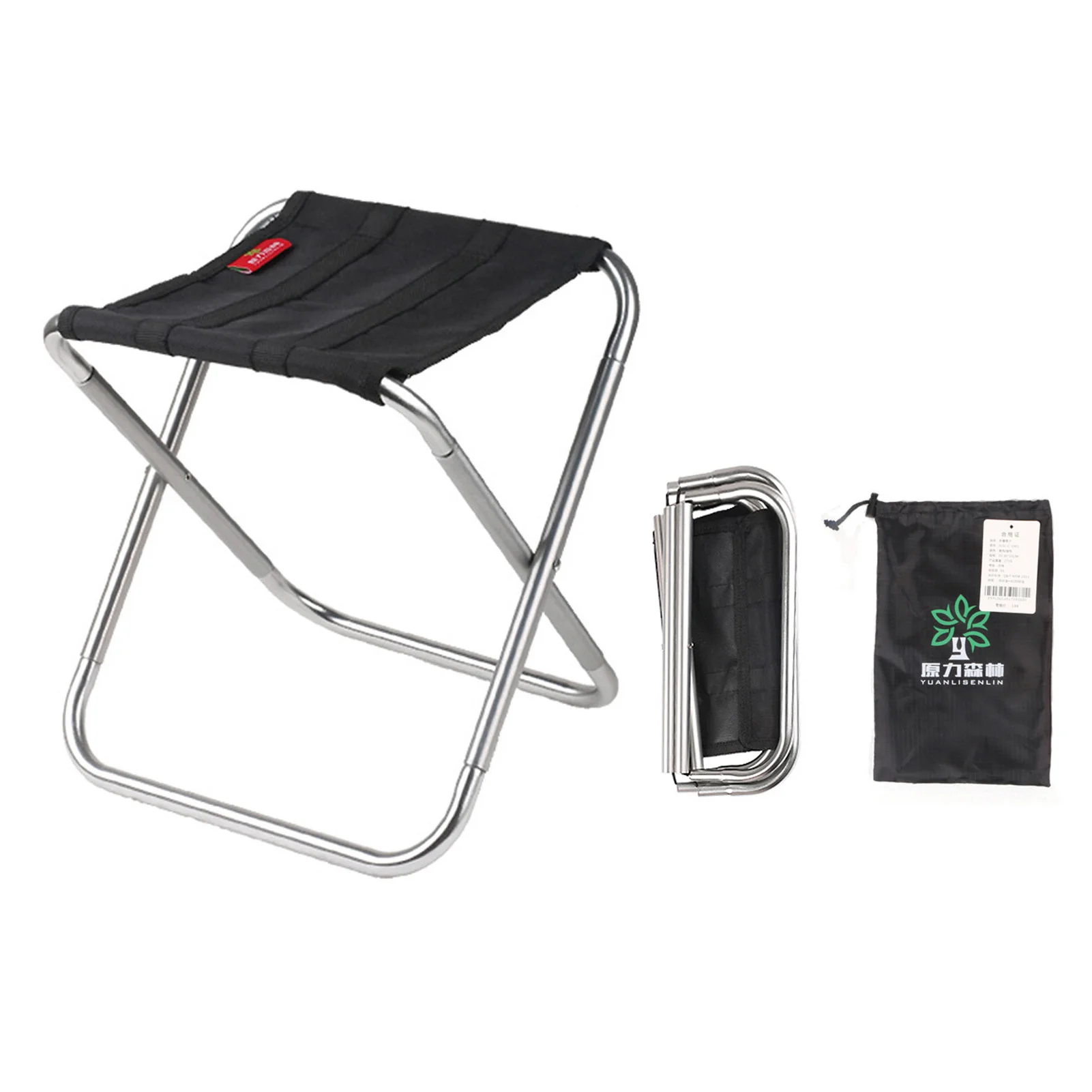 

Camping Stool Folding Camp Chair with Storage Bag Aluminum Fishing Chair Lightweight Portable Easy To Carry Outdoor Furniture