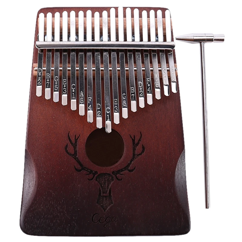 

ABGZ-Cega 21 Key Kalimba High Quality Acacia Music Instrument Thumb Piano Upgrade Handguard Musical