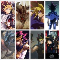 8 pcs yu gi oh toys poster lot included 8 different pictures yu gi oh dark magician girl video games poster a3