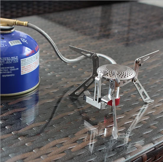 Ветрозащитная газовая горелка для наружного применения походная Плита
