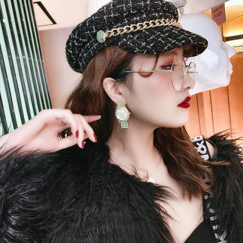 Женские серьги гвоздики с кристаллами|Серьги-гвоздики| |