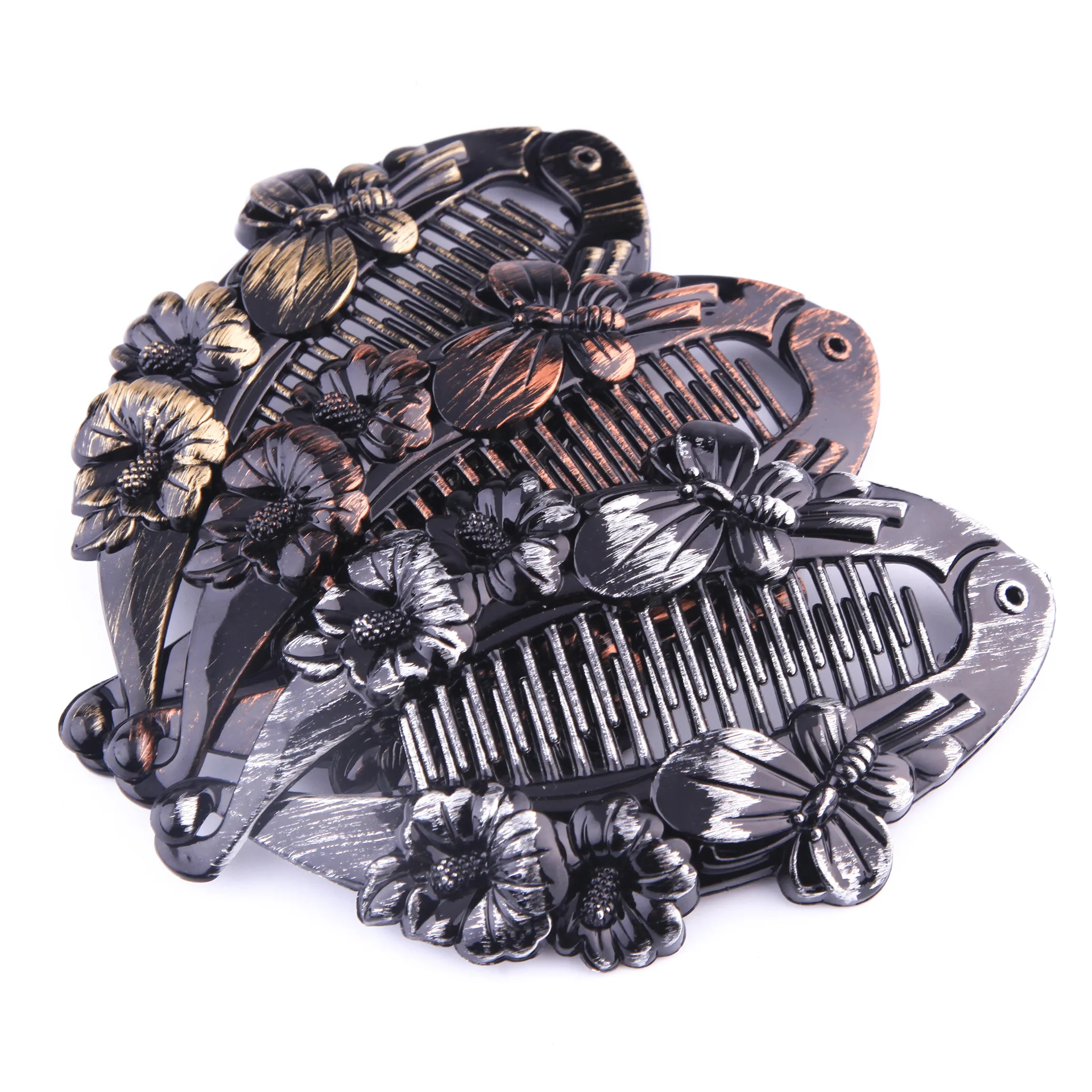 Заколка для волос женская в форме рыбы большая винтажная девушки заколка |