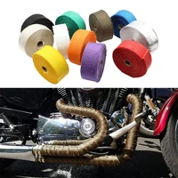 5cm5m car motorcycle exhaust thermal exhaust tape exhaust heat tape wrap pipe wrap shields manifold header insulation roll