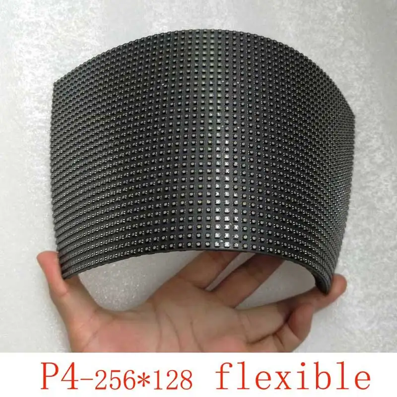 

Newest Version P4 Flexible Display Indoor LED Screen Full Color Module Shopping Center Cylindrical Advertising Video Wall Panel