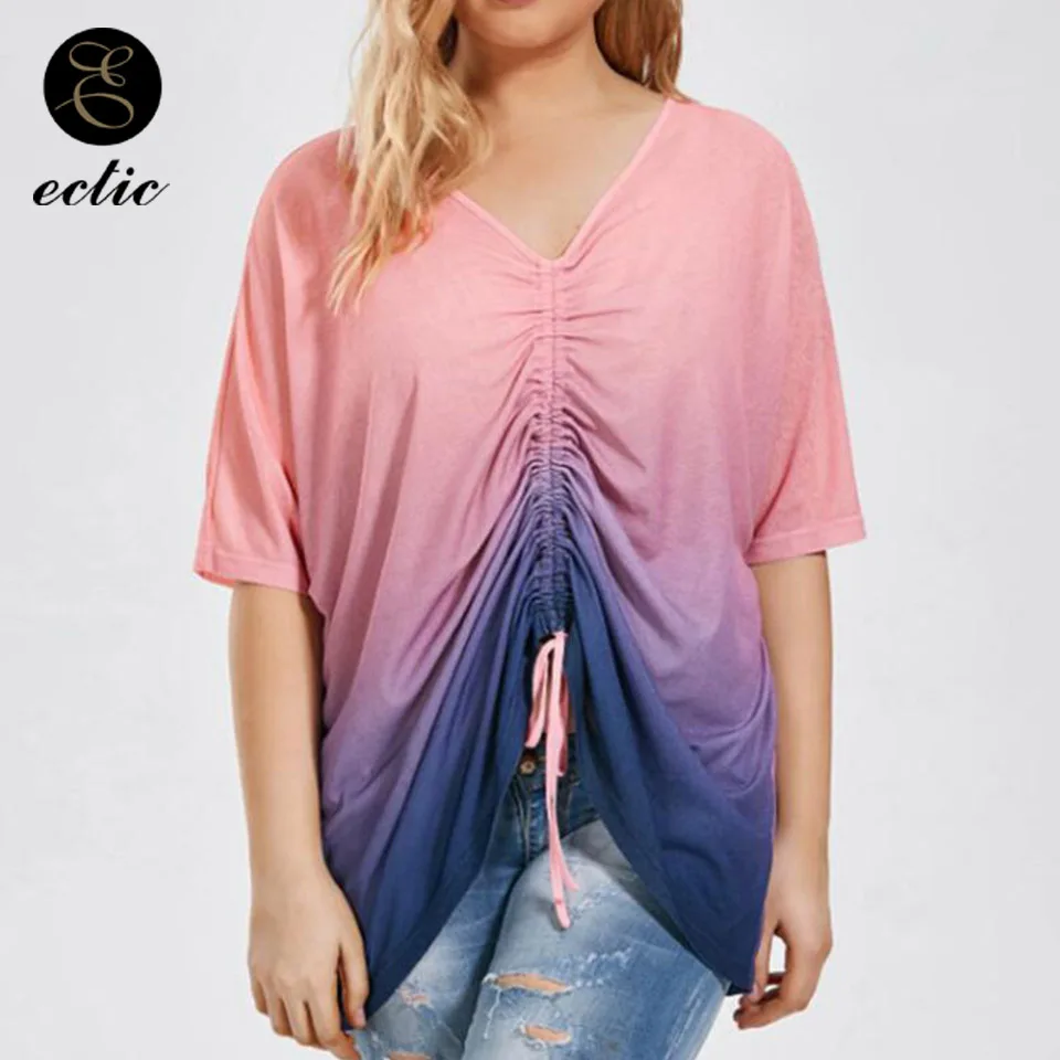 Градиент Цвет Краситель Для Галстука Стиль Футболка Больше Плюс Сайз 100 Кг Xl 5xl