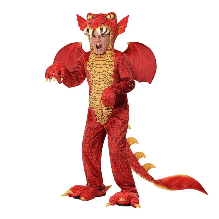 

New Pterosaur Costume Boys Kids Little T-Rex Costume Cosplay Dinosaur Jumpsuit Halloween Cosplay Christmas Costumes for kids