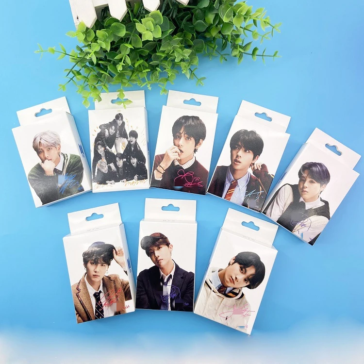

30 Pcs/box Kpop Bangtan Boys Map Of The Soul Collection Lomo Card Set Photocard Korean Fashion Photo Print Album Photocard