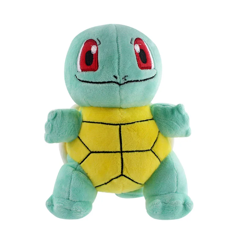 18cm Squirtle 12-20 см аниме утопленные Zubat белки Psyduck Togepi Poliwag Magikarp Ekans Pangoro Lugia погремушки Плюшевые игрушки куклы Подарки для детей - Цвет: 18cm Squirtle