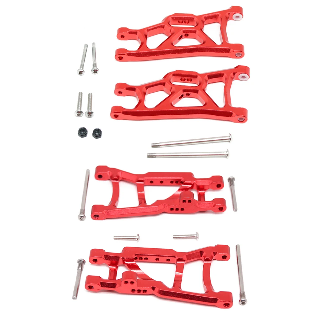 

4PCS Alloy Front&Rear Lower Suspension Arm For RC Hobby Model Car 1/10 Traxxas Slash 2wd Short Course Upgrade Parts