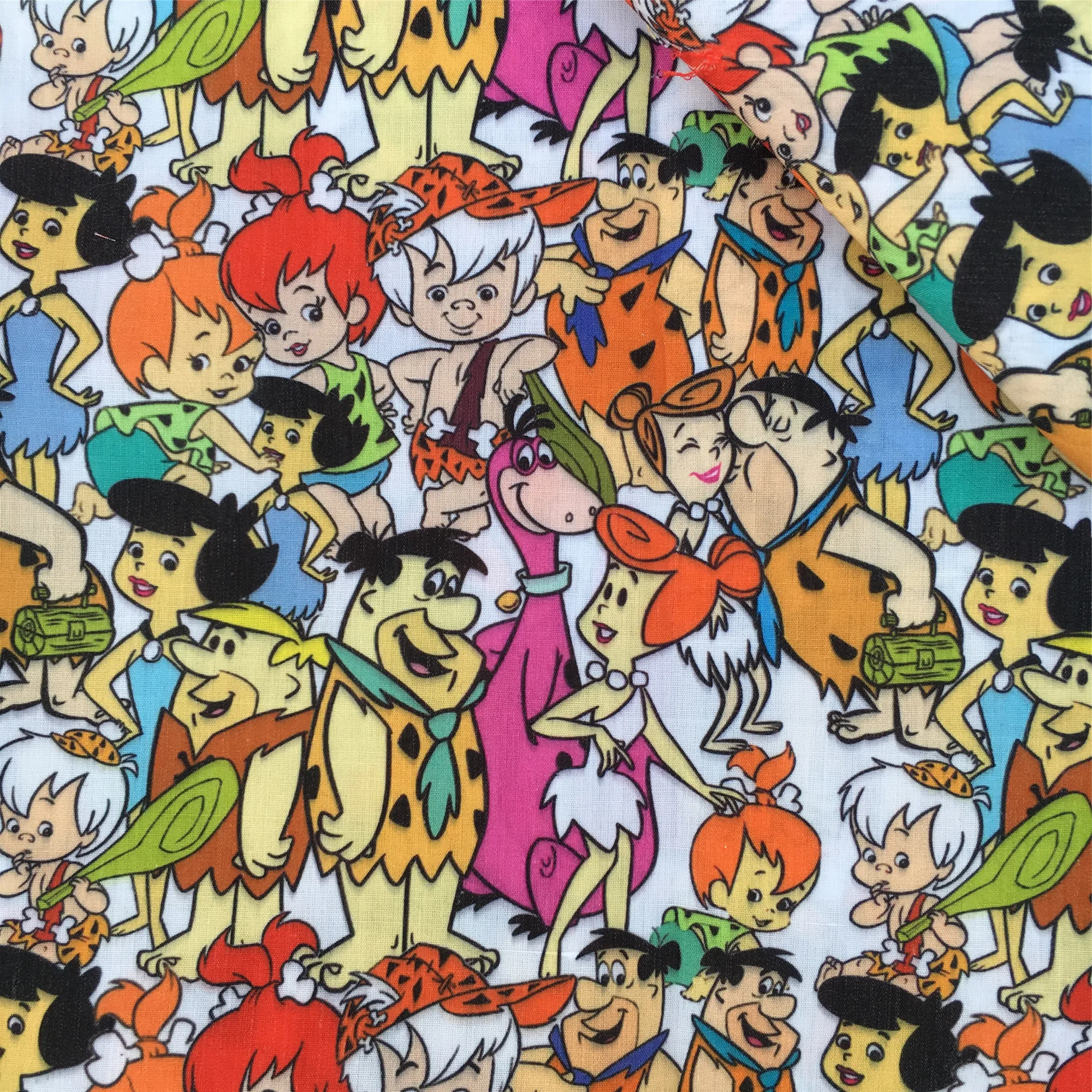 Мультяшная полиэфирная хлопковая ткань для пэчворка ткани швейная кукла