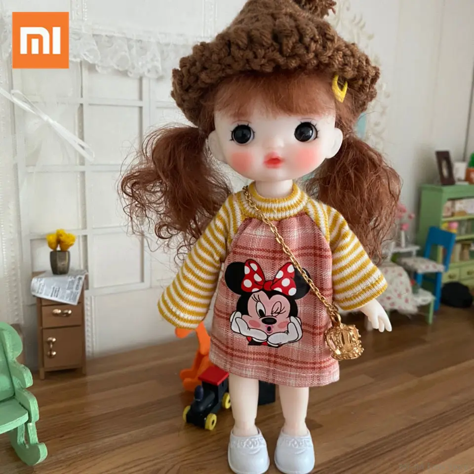 Кукла Xiaomi шарнирная 16 см с подвижными суставами 3D реалистичными глазами |