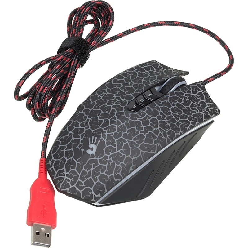 Мышь A4 Bloody A7 Blazing черный оптическая (4000dpi) USB2.0 игровая (8but)|Мыши| |