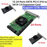 88se9215 chip 5 24 ports sata 3 0 to pcie expansion card pci express sata adapter sata 3 converter with heat sink for hdd