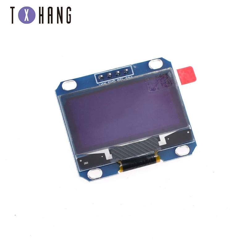 Белый 1 3 &quotI2C IIC Серийный 128X64 OLED ЖК-дисплей модуль/M32/AVR | Электронные компоненты и
