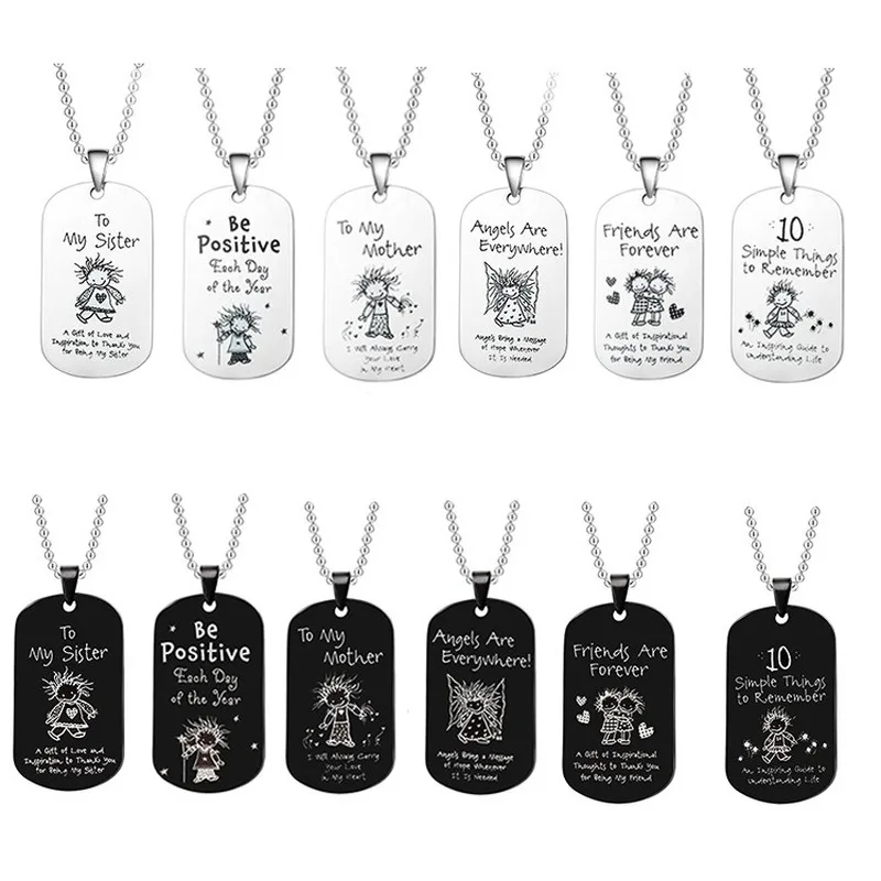 Черная бирка для собаки из нержавеющей стали фототабличка персонализированный