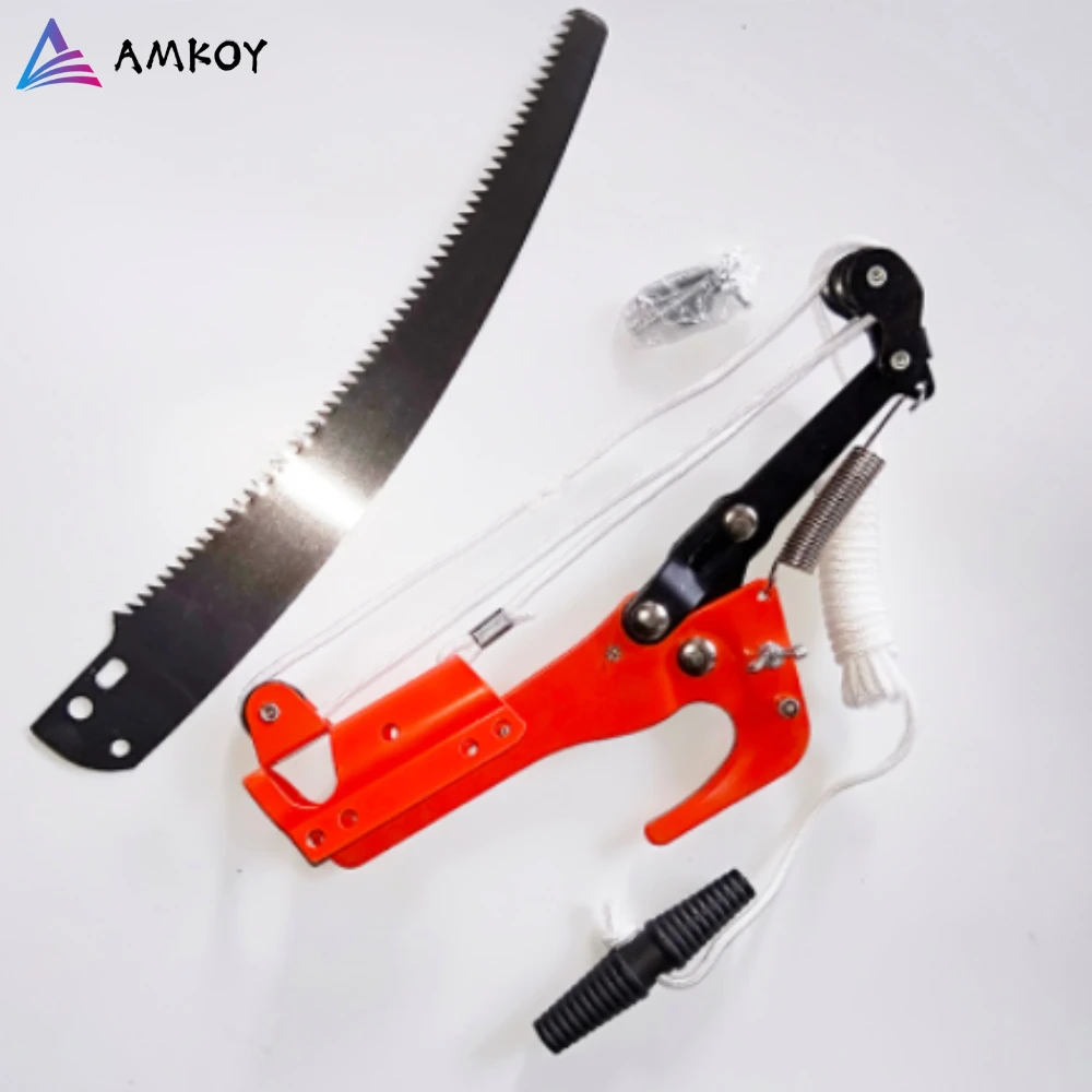 Outdoor High-altitude Extension Lopper Branch Scissors with Saw Ropes Extendable Tree Pruning Cutter Garden Trimmer Tool | Инструменты