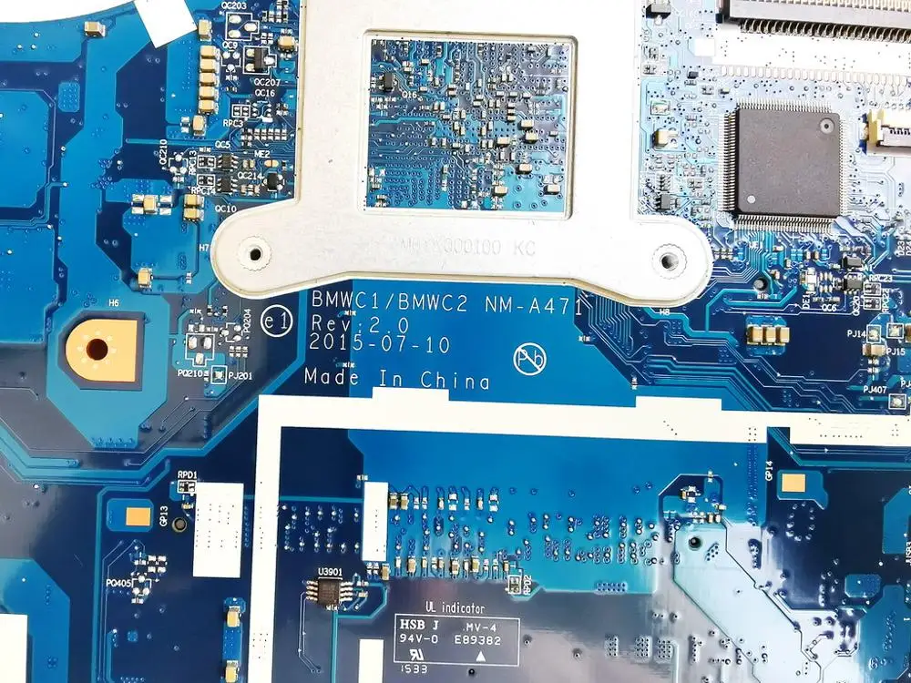 Оригинальный Для Lenovo 300 15IBR Материнская плата ноутбука N3050 BMWC1 BMWC2 NM A471 испытанное