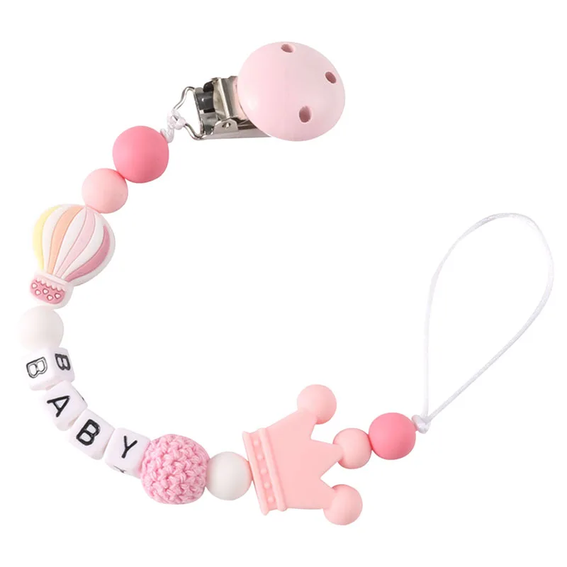 

Baby Pacifier Clips Cute Dummy Silicone Clip Holder Nipples Children Cartoon Pacifier Clip Soother Holder Baby Teether Chain