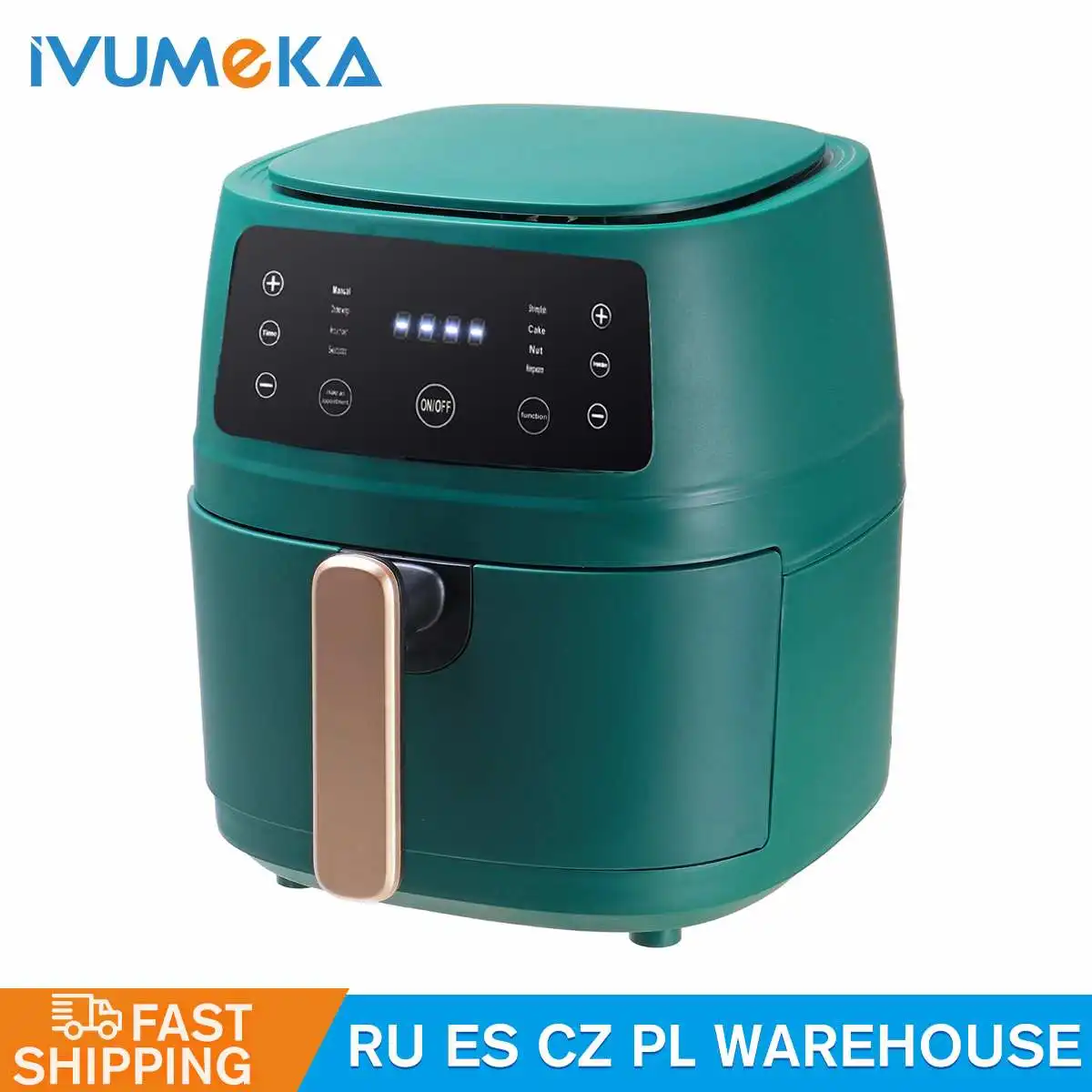 

Фритюрница с ЖК-дисплеем, 5 л, 1350 Вт