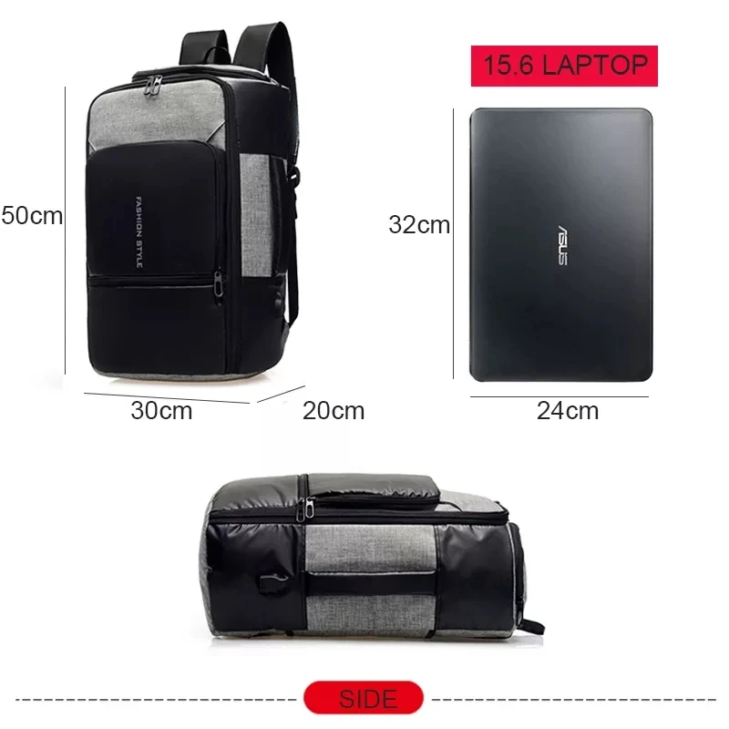 Модный студенческий рюкзак умный для путешествий мужские рюкзаки деловые 15 6