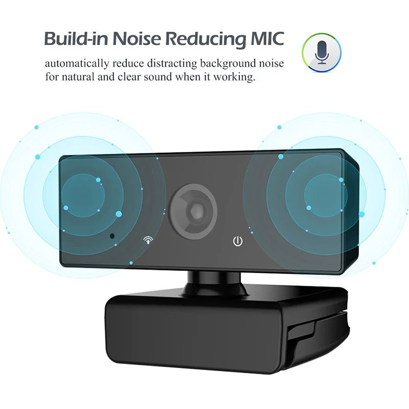 

2020 1080P USB Webcam Camera 1080P Camera USB Web Camera Live Broadcast Online Classroom Intercom Noise Reduction Microphone