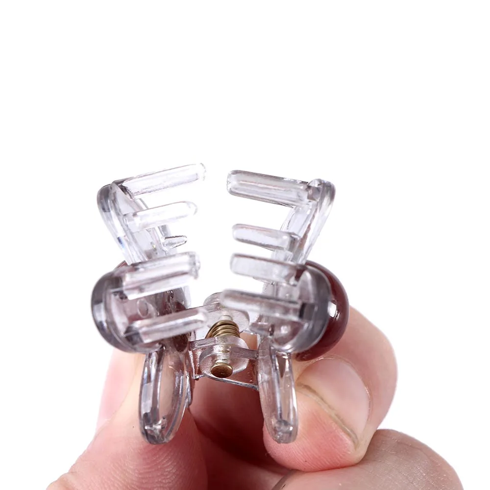 

Ins Transparent Small Flower Word Folder Bangs Korean Duckbill Acrylic Clip Japanese Side Hairpins