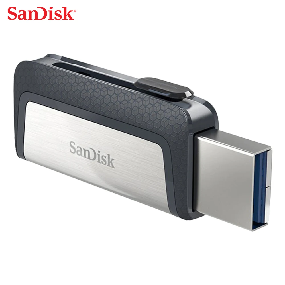 SanDisk Type C USB 3 1 двойной интерфейс OTG флеш накопитель 128 Гб 64 ГБ 32 16 ультра скорость