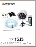 CNSPEED " 52 мм автомобиль Дым Лен Turbo Boost Gauge PSI/in. Hg с автоматическим регулируемым контроллером Boost Kit 1-30 PSI