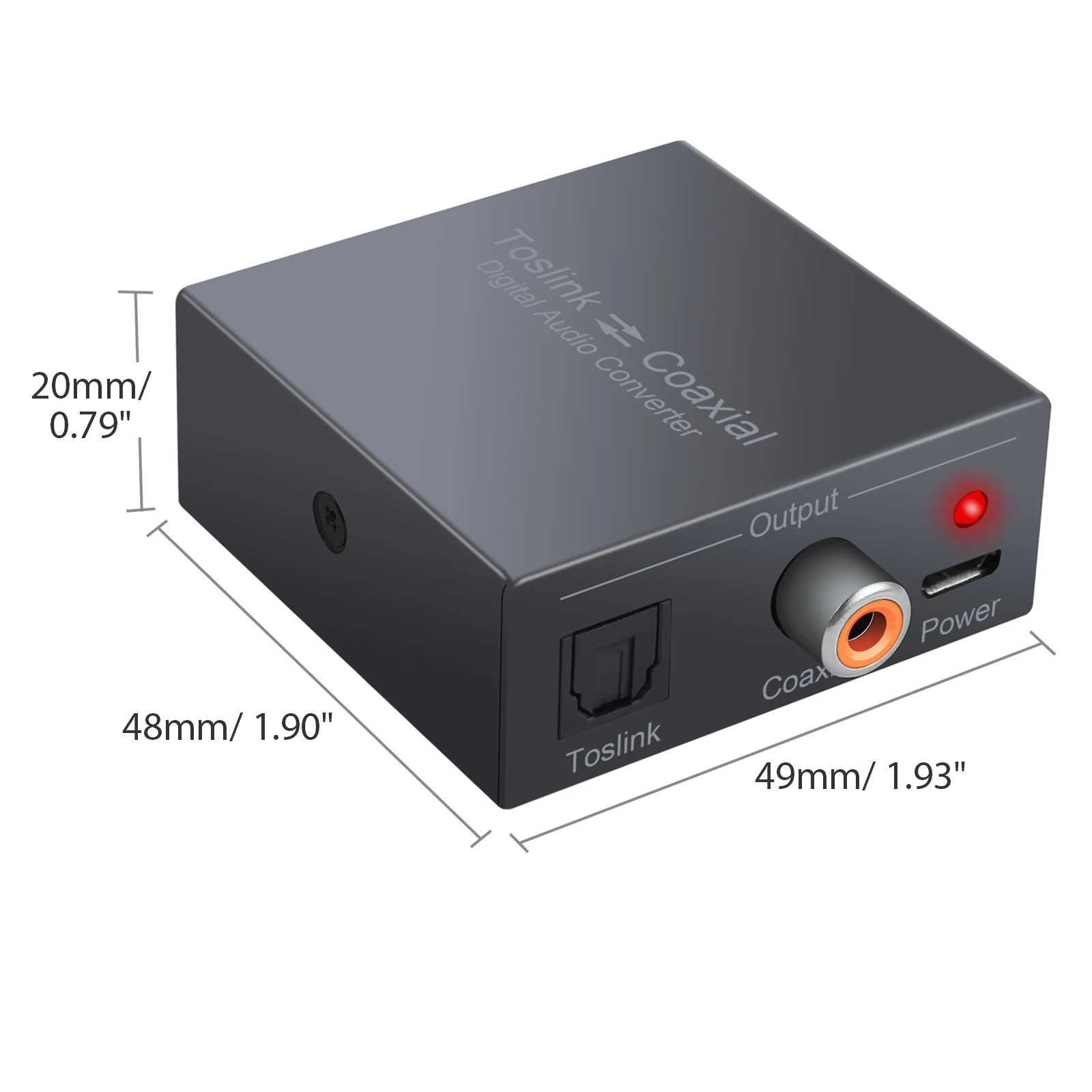 LiNKFOR цифровой аудио оптический SPDIF преобразователь Toslink поддерживает LPCM2.0/ DTS