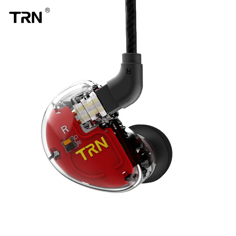 TRN V30 2BA+1DD Hybrid In Ear Earphone DJ IEM Monito Sport 3 Drive Earplug Headset 2Pin Detachable Trn HIFI | Электроника