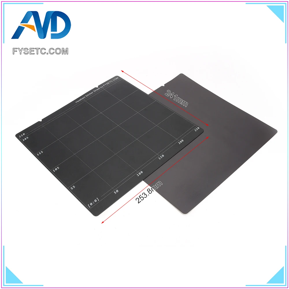 1Set Prusa i3 MK3 MK52 Fles Magnetik Heatbed Build Surface Plate Sheet 2 in 1 with 3M Adhesive For Mk3 Mk2.5 Heat Bed | Компьютеры и