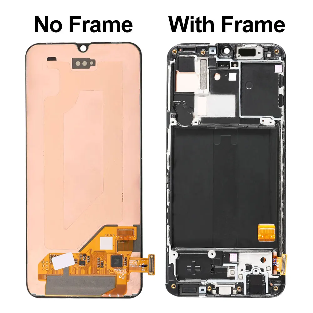 OEM для Samsung Galaxy A10 A20 A30 A40 A50 A60 A70 A80 A90 A10s A20s A30s сенсорный ЖК экран с рамкой в сборе