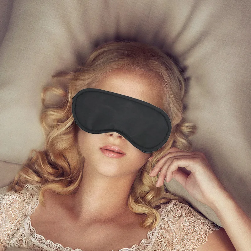 

10Pcs lot Gift Travel Sleep Mask fast Sleeping Eye Mask Eyeshade Cover Shade Patch Women Men Soft Portable Blindfold Travel