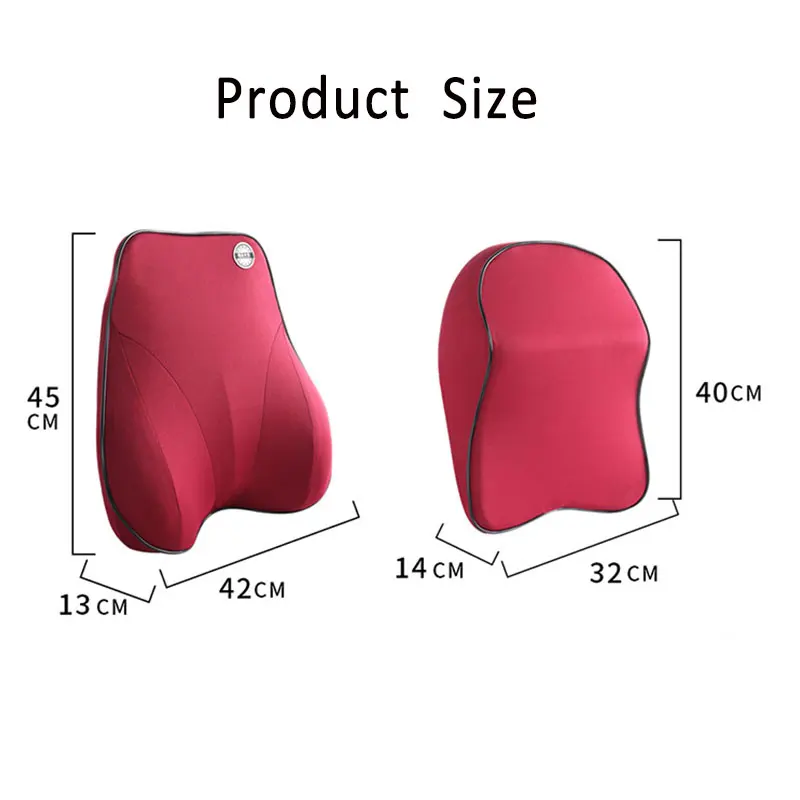 Трикотажная подушка для автомобильного подголовника с эффектом памяти |