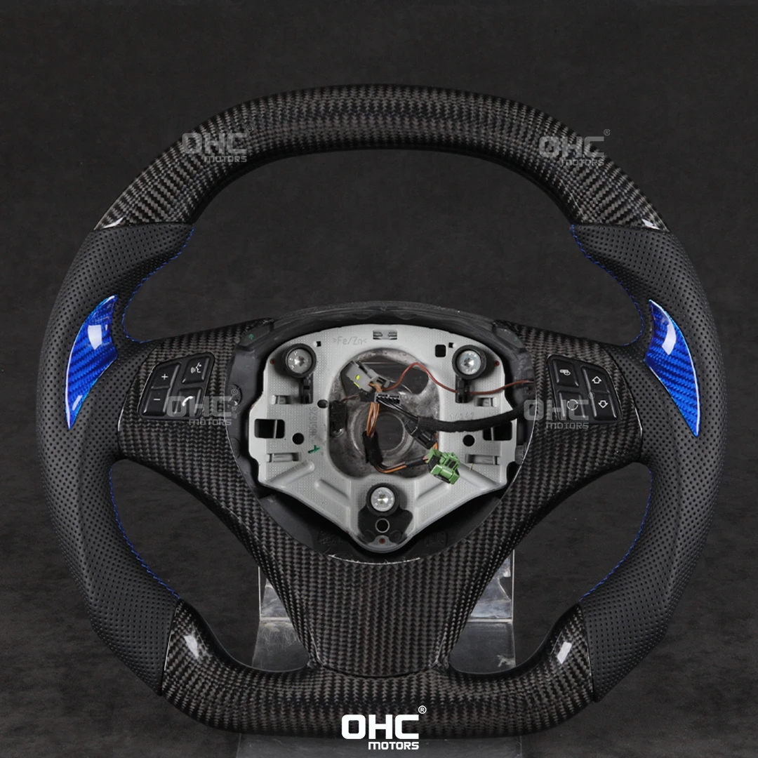

Real Carbon Fiber Steering Wheel Compatible for BMW