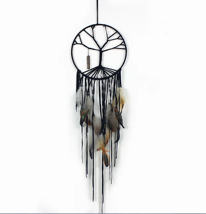 

Black Tree Of Life Super Big Dreamcatcher Wind Chimes Cafe & Bar & Wedding & Home Wall Hanging Pendant Decor Amor