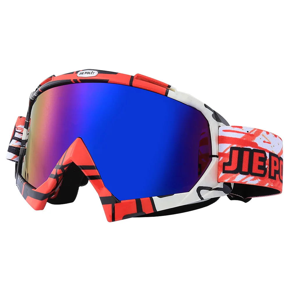 C ATV MX, мотоциклетные очки, лыжные очки, очки для мотокросса, очки для сноуборда, мото, мотоцикл, Байк, цветные линзы - Цвет: C