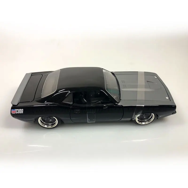 JADA 1/24 масштабная модель автомобиля игрушки 1970 Плимут Barracuda литая металлическая модель автомобиля игрушка для коллекции, подарок, дети