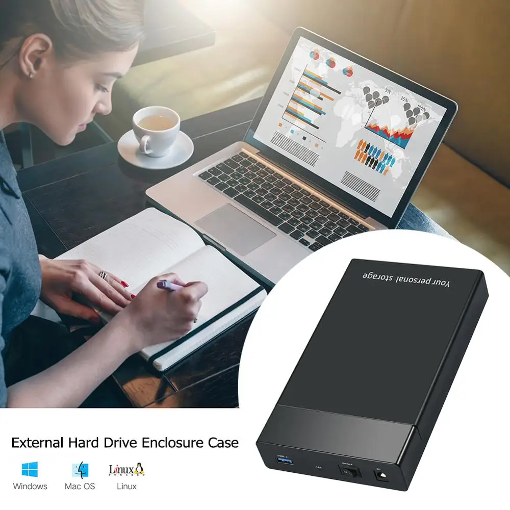 

USB 3.0 to SATA III 2.5Inch 3.5Inch Hard Drive 6Gbps External Enclosure HD SSD HDD Case For 2.5" 3.5" Laptop Desktop Hard Disk